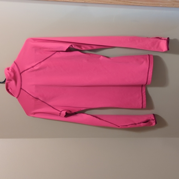 Hot pink Nike Pro Dri-Fit long sleeve shirt - Picture 4 of 5